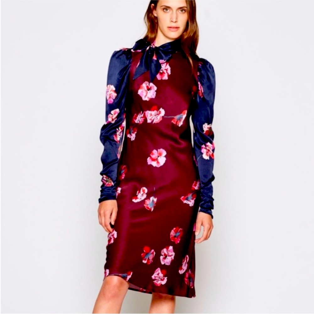 Joie Kylan Satin Dress size 0 NWOT